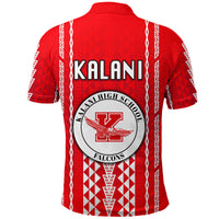 Hawaii Kalani High School Polo Shirt Falcons Simple Style LT8 - Polynesian Pride