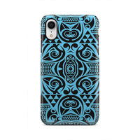 Polynesian Tough Case Grown Blue White iPhone Xr - Polynesian Pride