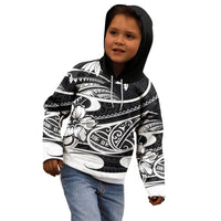Polynesian Tribal Kid Hoodie Black LT6 - Polynesian Pride
