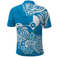Custom FSM Yap State Polo Shirt Polynesian Floral Tribal LT9 - Polynesian Pride