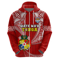 (Custom Text and Number) Tonga Rugby Hoodie Mate Maa Tonga Pacific Tongan Ngatu LT14 - Polynesian Pride