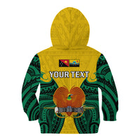 (Custom Personalised) Papua New Guinea Kid Hoodie Hela Province Mix Coat Of Arms Polynesian Art LT14 - Polynesian Pride