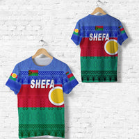 Shefa Province T Shirt Vanuatuan Pattern Traditional Style LT8 Unisex Blue - Polynesian Pride