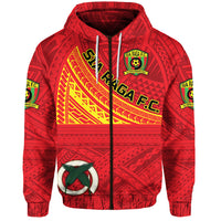Custom Vanuatu Sia Raga Football Club Zip Hoodie Original Style LT8 - Polynesian Pride
