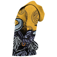 New Zealand Taranaki Zip up Hoodie, Maori Bull Zipper Hoodie - Polynesian Pride