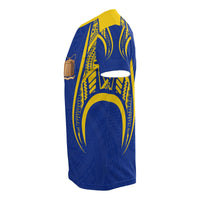 Tokelau T Shirt Tokelauan Coat of Arms Polynesian Stylized - Polynesian Pride