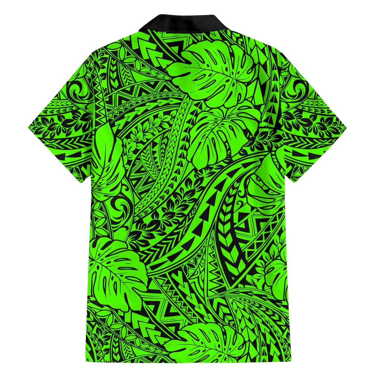 Matching Hawaiian Outfits For Couples Polynesian Tribal Art Green LT14 - Polynesian Pride