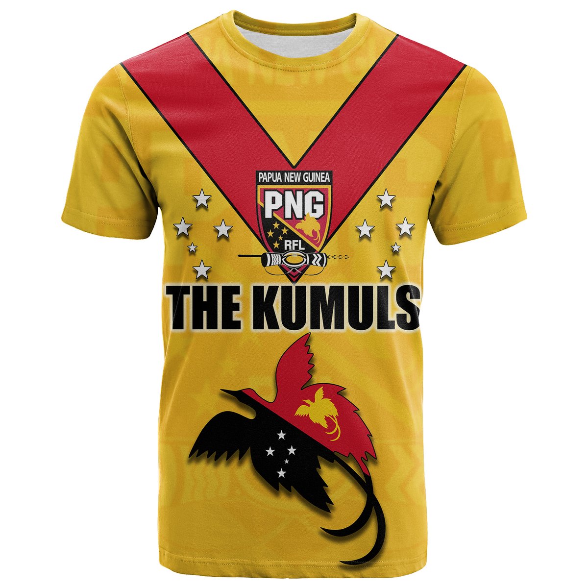 Papua New Guinea Rugby T-Shirt - PNG The Kumuls LT20 Green - Polynesian Pride