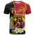 Personalized Custom Papua New Guinea T Shirt Plumeria PNG Provinces Upload Image CTM14