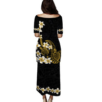 Hawaii Combo Puletasi And Shirt Polynesian Tribal Tattoo Plumeria Flower RLT9 - Polynesian Pride