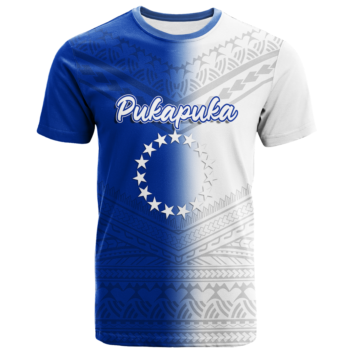 Custom Pukapuka Cook Islands Pride T Shirt LT12 Unisex Blue - Polynesian Pride