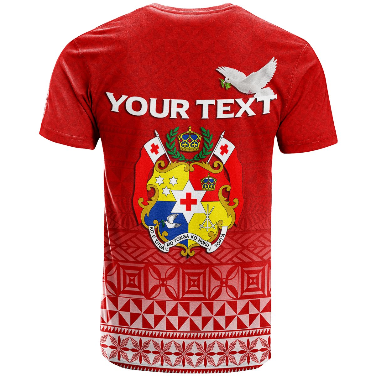 Custom Tonga Eua T Shirt Tongan Pattern LT12 - Polynesian Pride