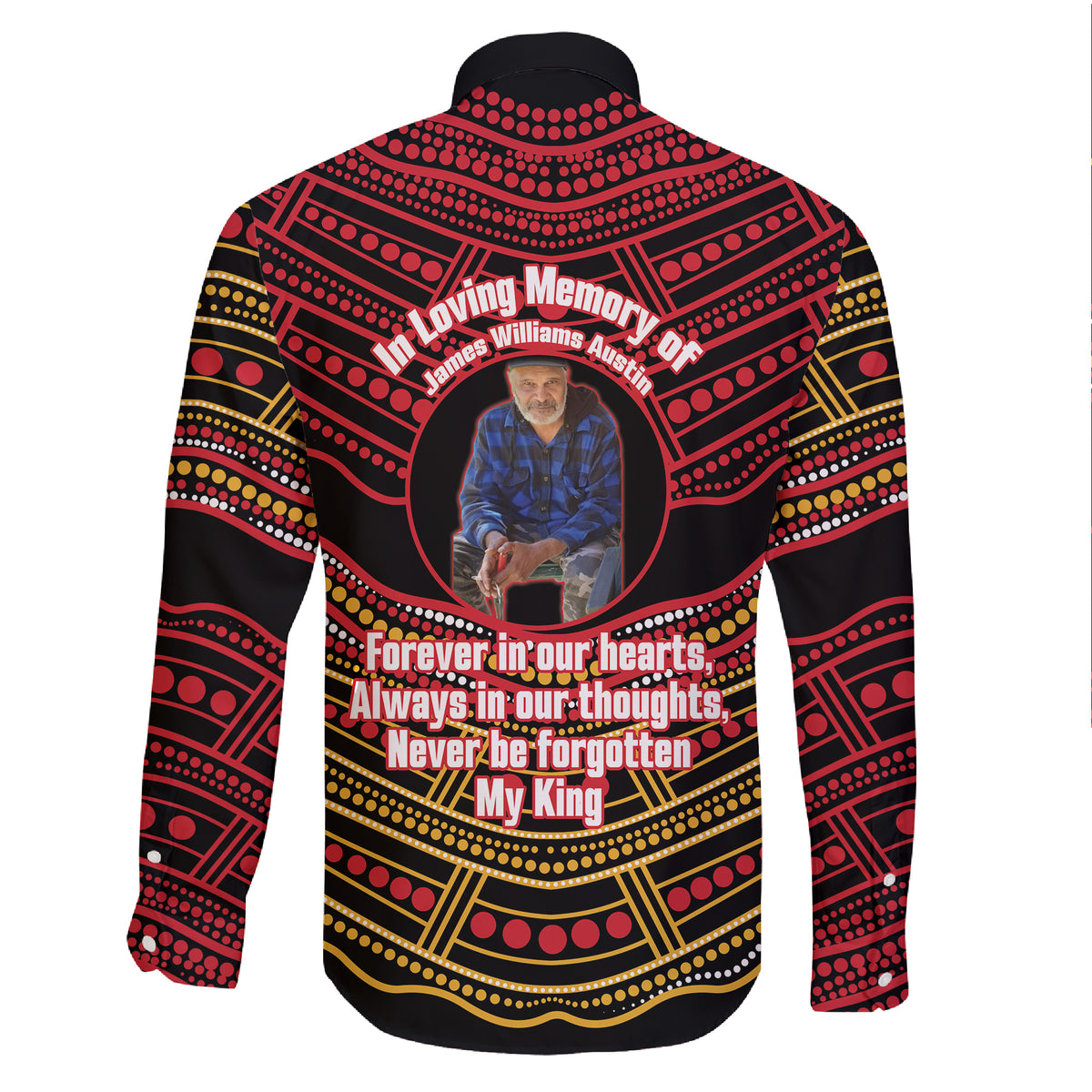 CUSTOMER REQUEST- neridaaustin - 17/08/2026 - Long Sleeve Button Shirt - LT14