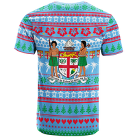Fiji Christmas T Shirt Ugly Christmas LT12 - Polynesian Pride
