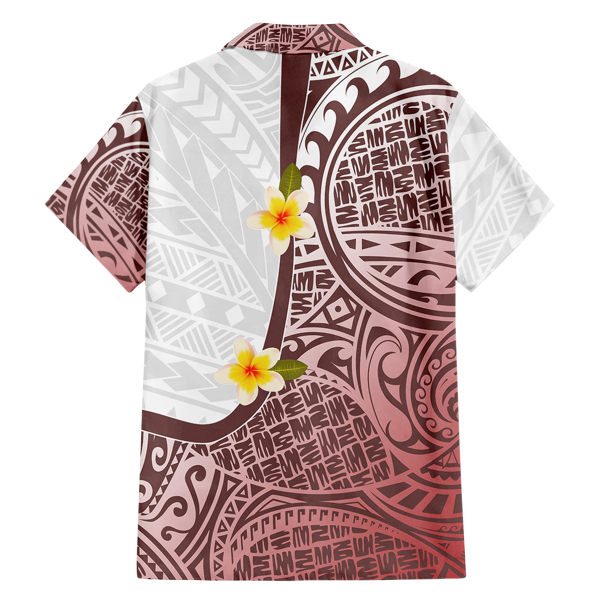 Polynesian Matching Clothes For Family Polynesian Tribal Plumeria Flowers Off Shoulder Long Sleeve Dress And Shirt - Polynesian Pride