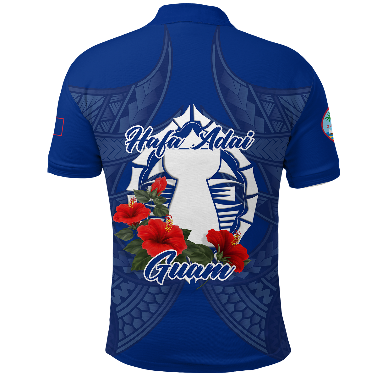 Hafa Adai Guam Legend Polo Shirt LT12 - Polynesian Pride