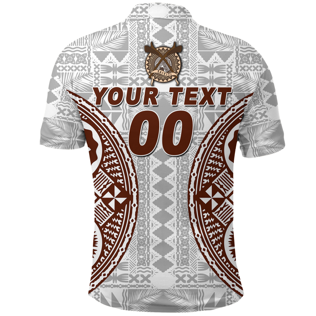 Custom Fiji Kaiviti Tapa Pattern Polo Shirt LT12 - Polynesian Pride