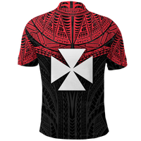 Wallis and Futuna Pride Polo Shirt LT12 - Polynesian Pride