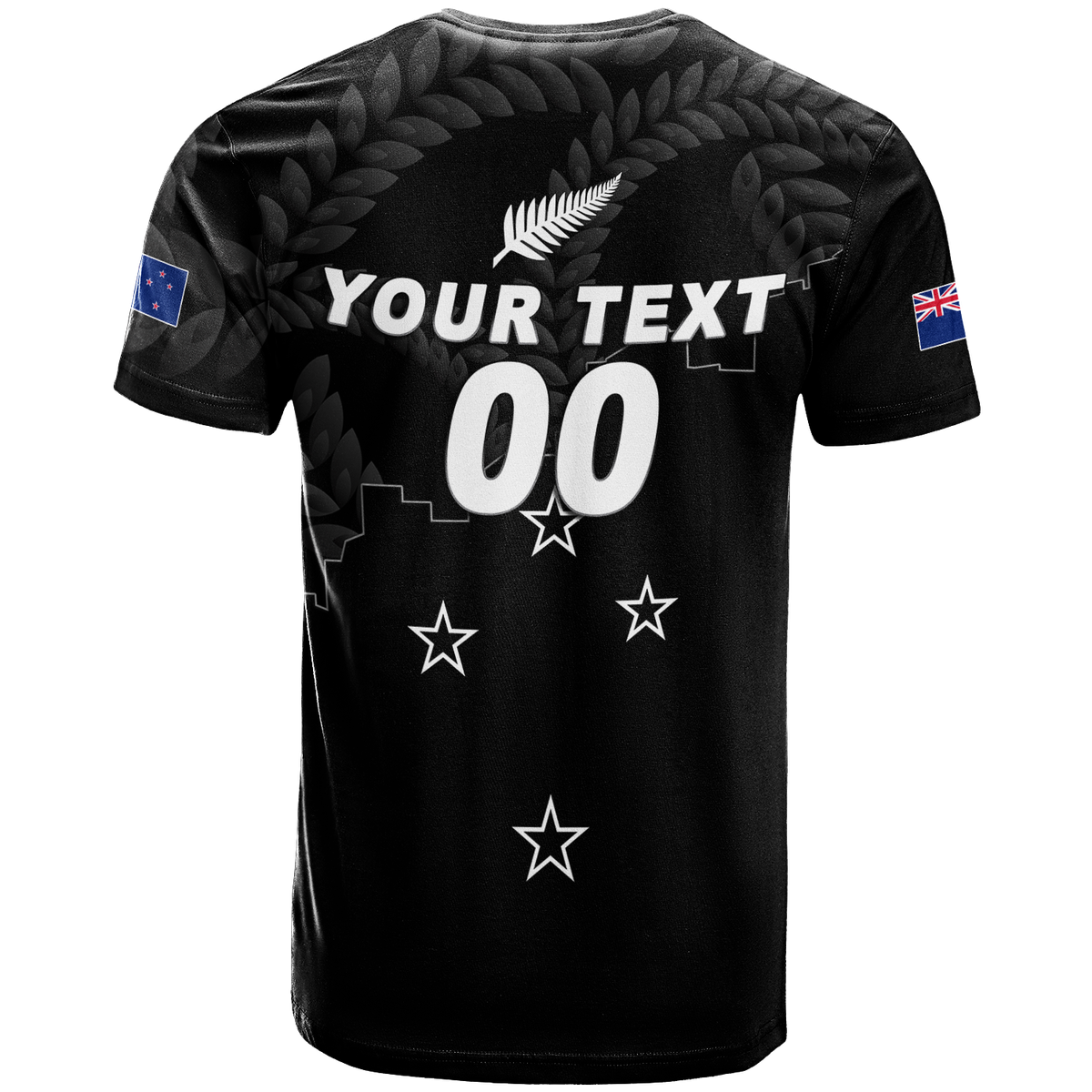 Custom New Zealand Champions Rugby 2022 T Shirt LT12 - Polynesian Pride