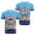 Custom Photo Guam Chamorro T Shirt Tribal Latte Stone With Dolphins | Polynesian Pride