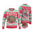 Custom Photo Polynesian Christmas Knitted Sweatshirt - Polynesian Pride