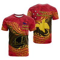 Custom Papua New Guinea Provinces T Shirt Symbol Flag Polynesian Pattern - Polynesian Pride
