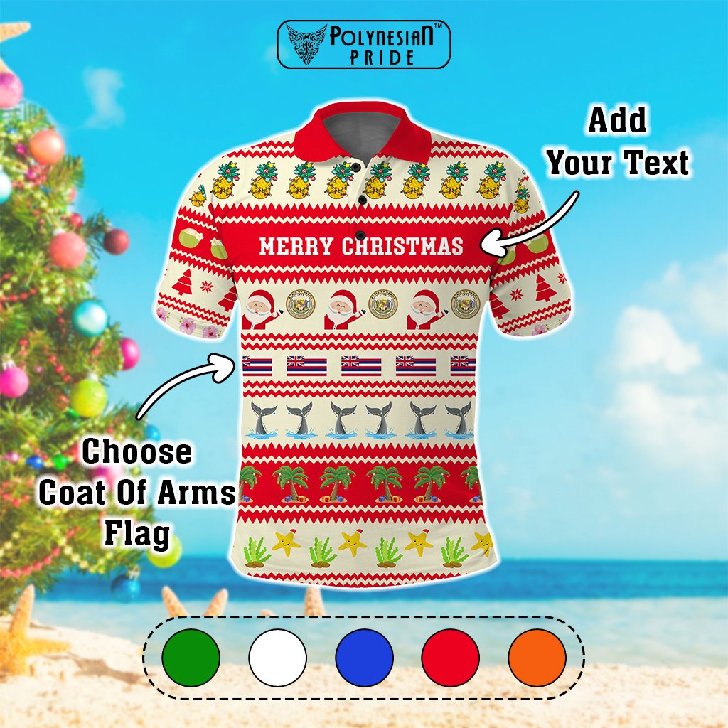 Custom Polynesian Countries Polo Shirt Funny Beach Style