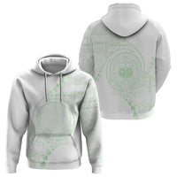 Custom Photo Samoa White Sunday Hoodie Lotu Tamaiti Teuila With Samoan Siapo CTM05