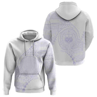 Custom Photo Samoa White Sunday Hoodie Lotu Tamaiti Teuila With Samoan Siapo CTM05