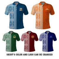 Custom Tonga Schools Polo Shirt Tongan Schools Logo Simple Style CTM05 - Polynesian Pride