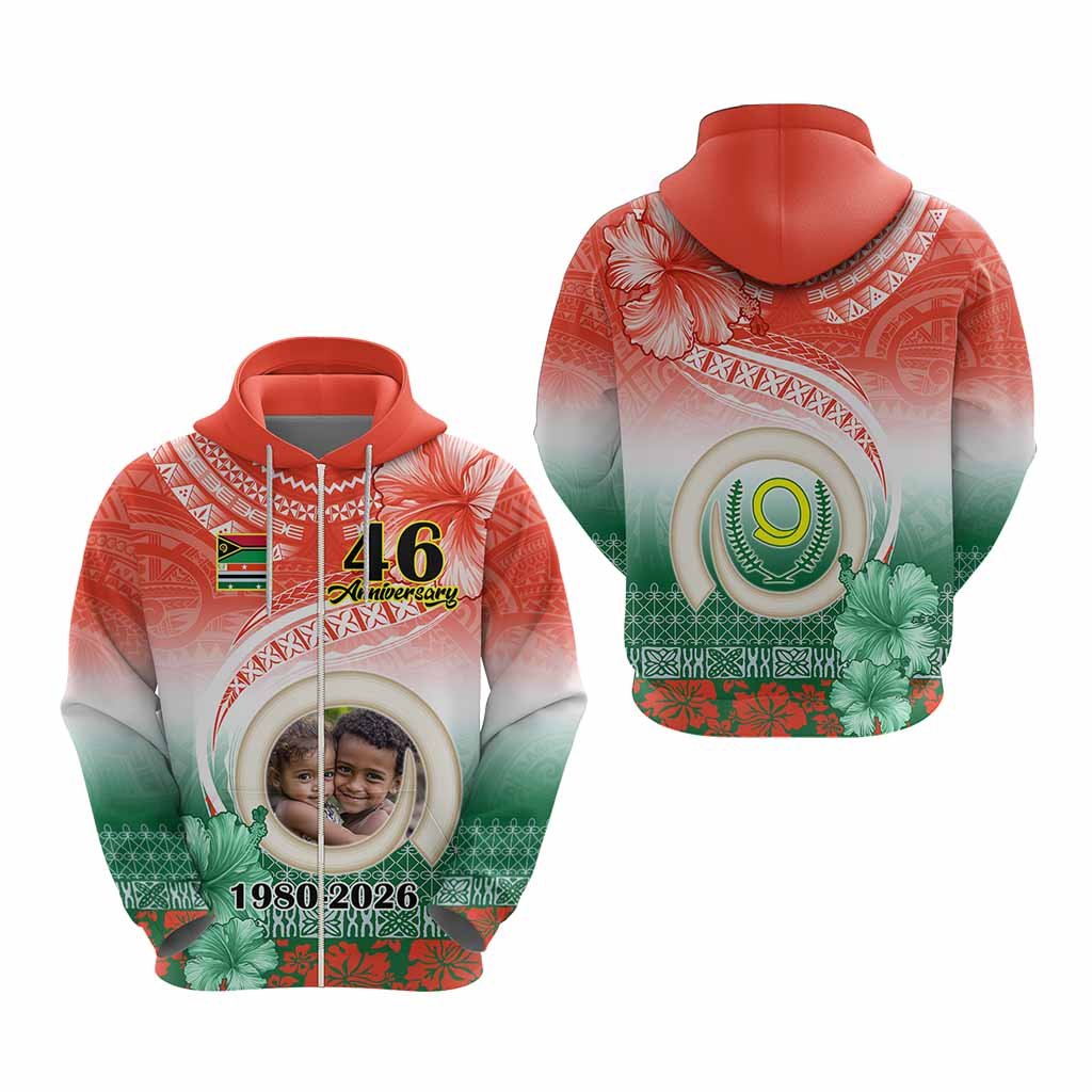 Custom Photo Penama Province Hoodie Vanuatu Yumi Indipendens Dei