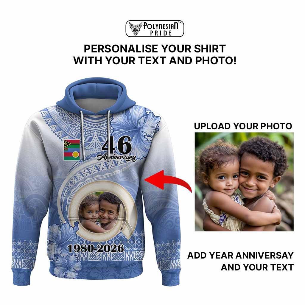 Custom Photo Shefa Province Hoodie Vanuatu Yumi Indipendens Dei