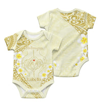 Custom Polynesia Baby and Parents Baby Onesie We Love You Plumeria Polynesian Pattern CTM14 - Polynesian Pride