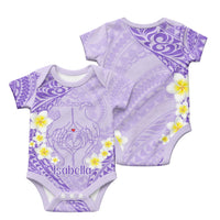 Custom Polynesia Baby and Parents Baby Onesie We Love You Plumeria Polynesian Pattern CTM14 - Polynesian Pride