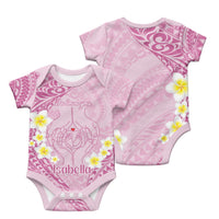 Custom Polynesia Baby and Parents Baby Onesie We Love You Plumeria Polynesian Pattern CTM14 - Polynesian Pride