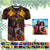 Custom Photo Papua New Guinea Provinces T Shirt Flag With Polynesian Tropical Flowers - Polynesian Pride