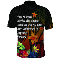 Custom Photo In Loving Memory Polo Shirt Polynesian Memorial Gift For Family And Pet Lovers CTM14 - Polynesian Pride