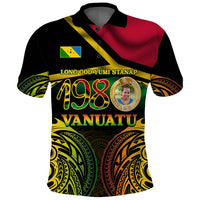 Custom Photo Vanuatu 1980 Polo Shirt Yumi Yumi Yumi Independence Anniversary CTM14 - Polynesian Pride