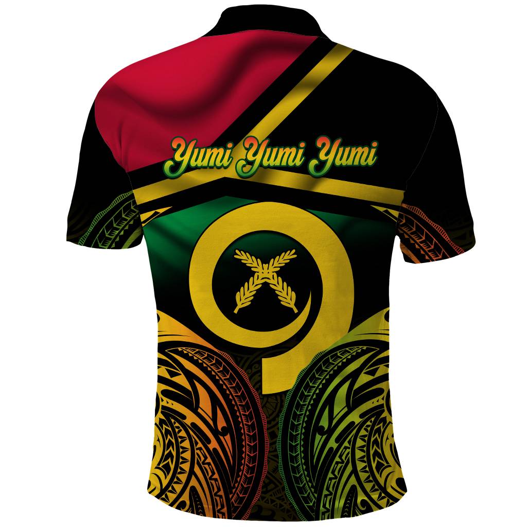 Custom Photo Vanuatu 1980 Polo Shirt Yumi Yumi Yumi Independence Anniversary CTM14 - Polynesian Pride