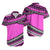 Polynesian Couples Matching Outfits Combo Long Sleeve Dress Simple Pink LT6 - Polynesian Pride