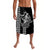 Polynesian Lavalava Hawaiian Warrior and Aloha Girl With Hammerhead Shark Tattoos White LT6 Lavalava White - Polynesian Pride