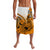Hawaii Lavalava Polynesian Shark Tattoo With Plumeria Orange Gradient LT14 Orange - Polynesian Pride
