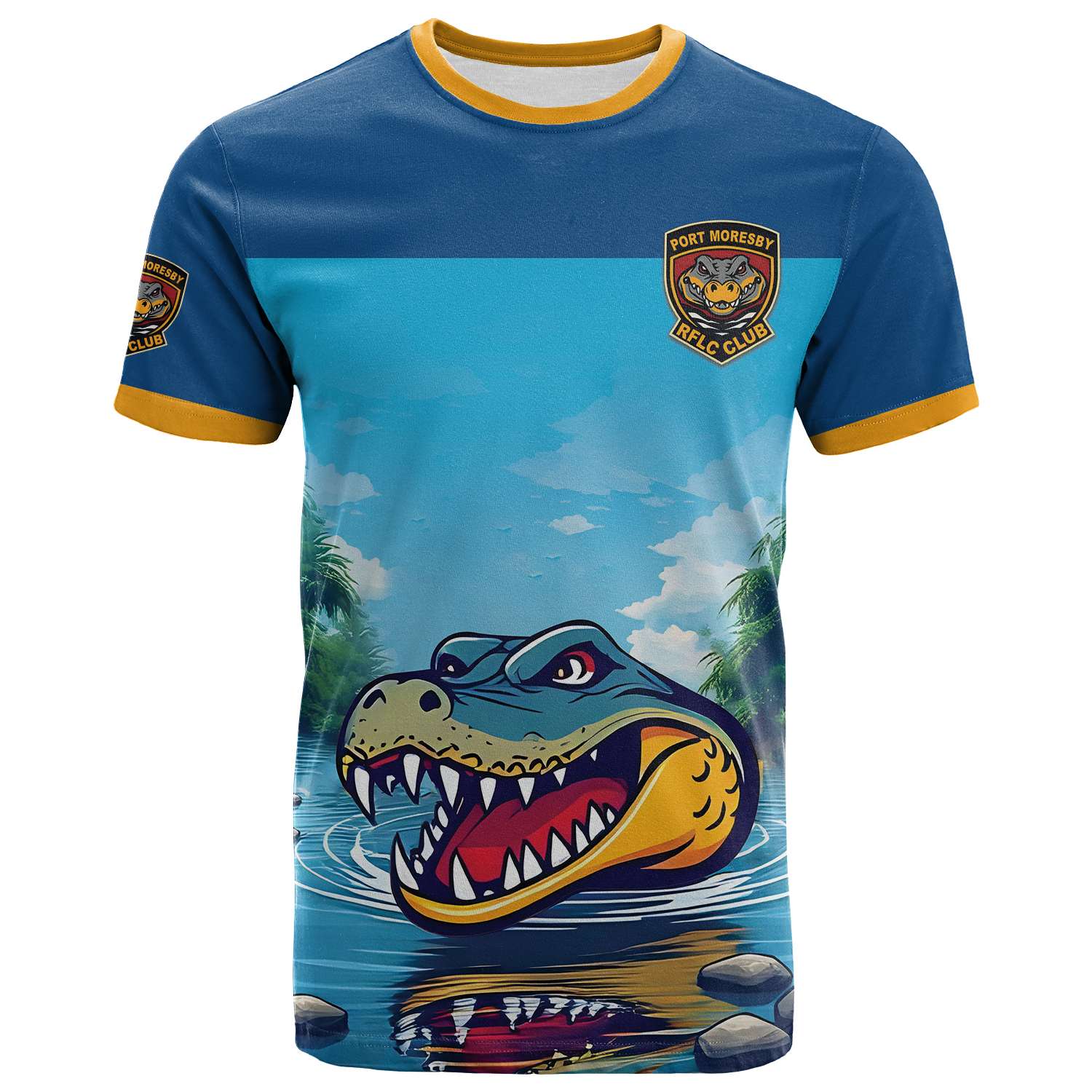 CUSTOMER REQUEST - Mickey Mike - 18/01/2025 - T Shirt - LT05 Blue - Polynesian Pride