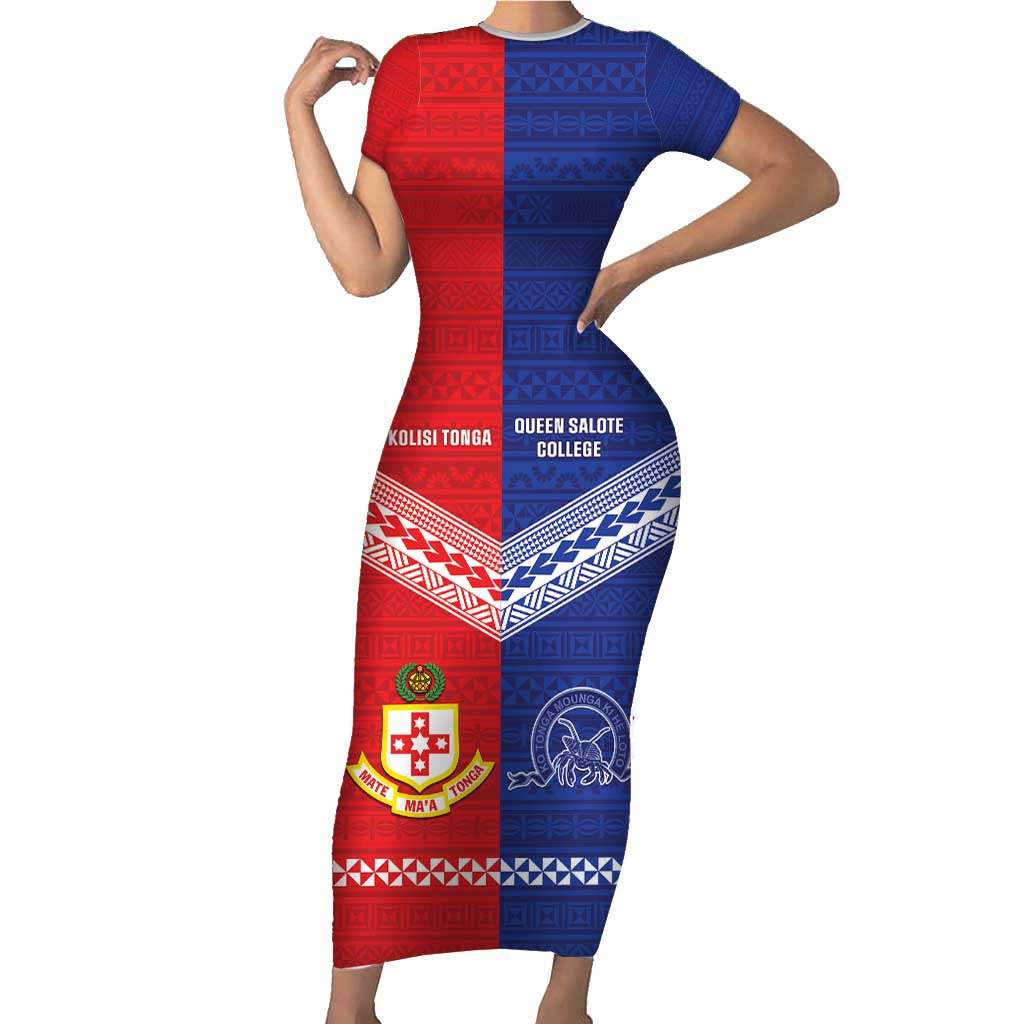 CUSTOMER REQUEST - Tonga College - 12/08/2025 - Short Sleeve Bodycon Dress - LT05