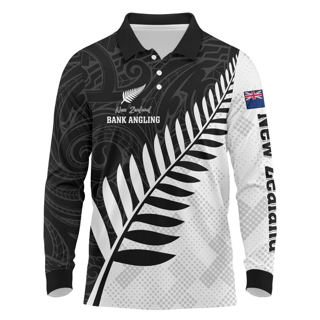 CUSTOMER REQUEST - Johan Marx - 19/08/2026 - Long Sleeve Polo Shirt - LT05 White - Polynesian Pride