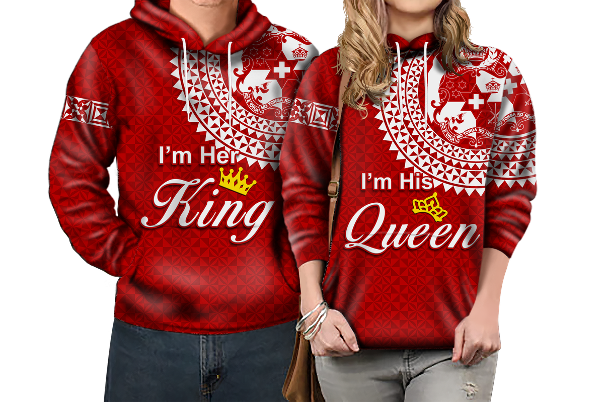 Valentine Day Tonga Couple Love Hoodie Tongan Turtle LT12 6XL - Polynesian Pride