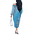 Hawaii Summer Couples Matching Outfits Combo Long Sleeve Dress Mix Polynesian Light Blue LT6 - Polynesian Pride