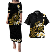 Hawaii Combo Puletasi And Shirt Polynesian Tribal Tattoo Plumeria Flower RLT9 - Polynesian Pride