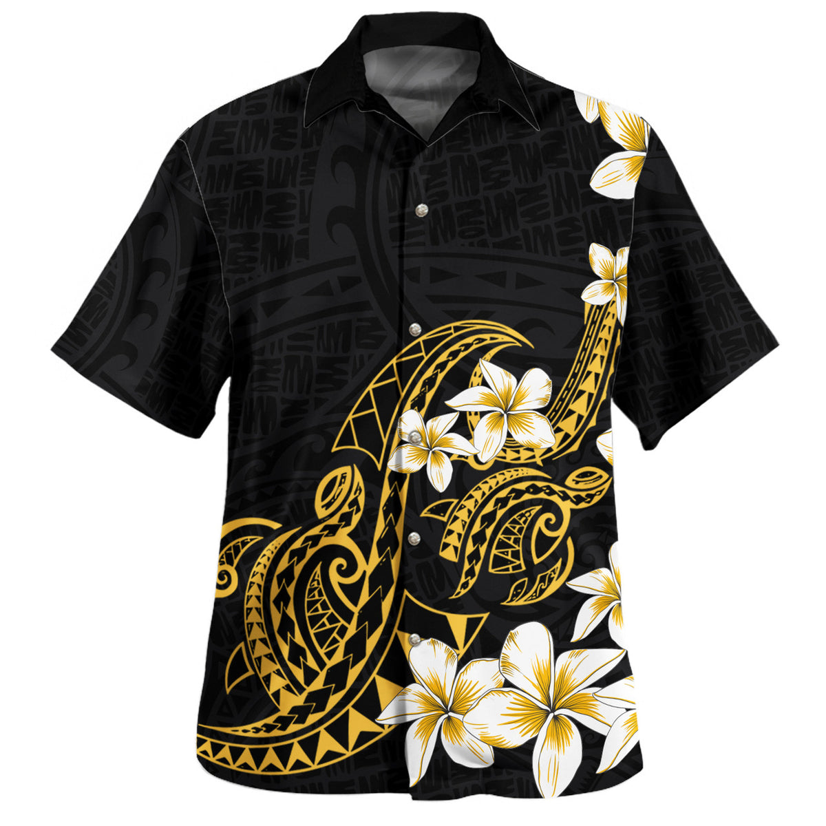Hawaii Combo Puletasi And Shirt Polynesian Tribal Tattoo Plumeria Flower RLT9 - Polynesian Pride