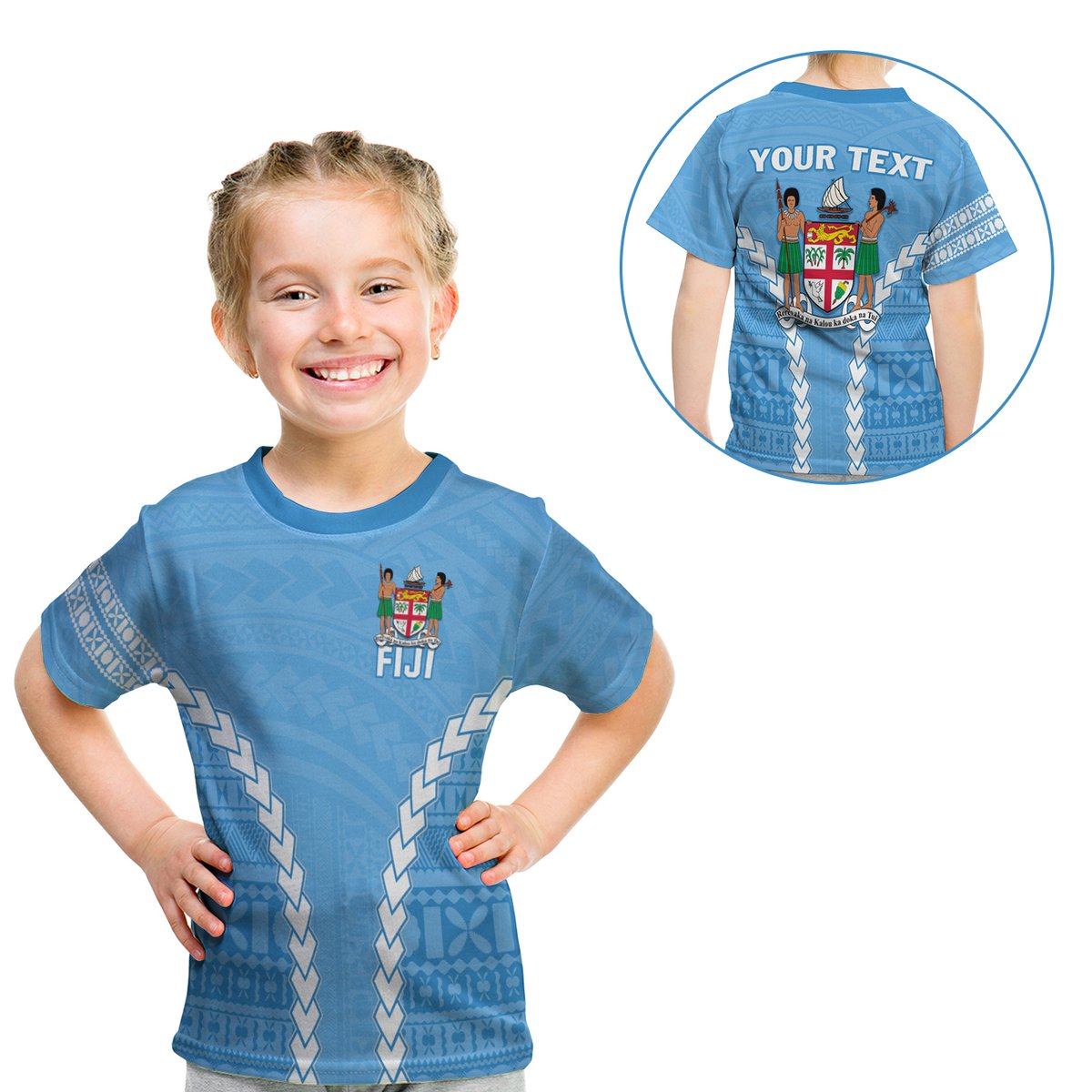 (Custom Personalised) Fiji Impressive T - Shirt Kid 2021 Polynesian LT13 Youth XL Size14 - Polynesian Pride